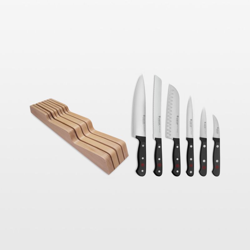 Wusthof ® Gourmet 7-Piece In-Drawer Knife Set
