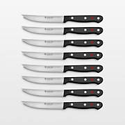Wusthof ® Gourmet Black Steak Knives, Set of 8