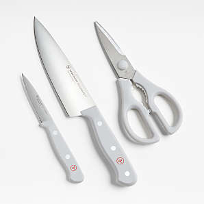 Chef's knife set GOURMET, 3 pcs, with kitchen scissors, Wüsthof 