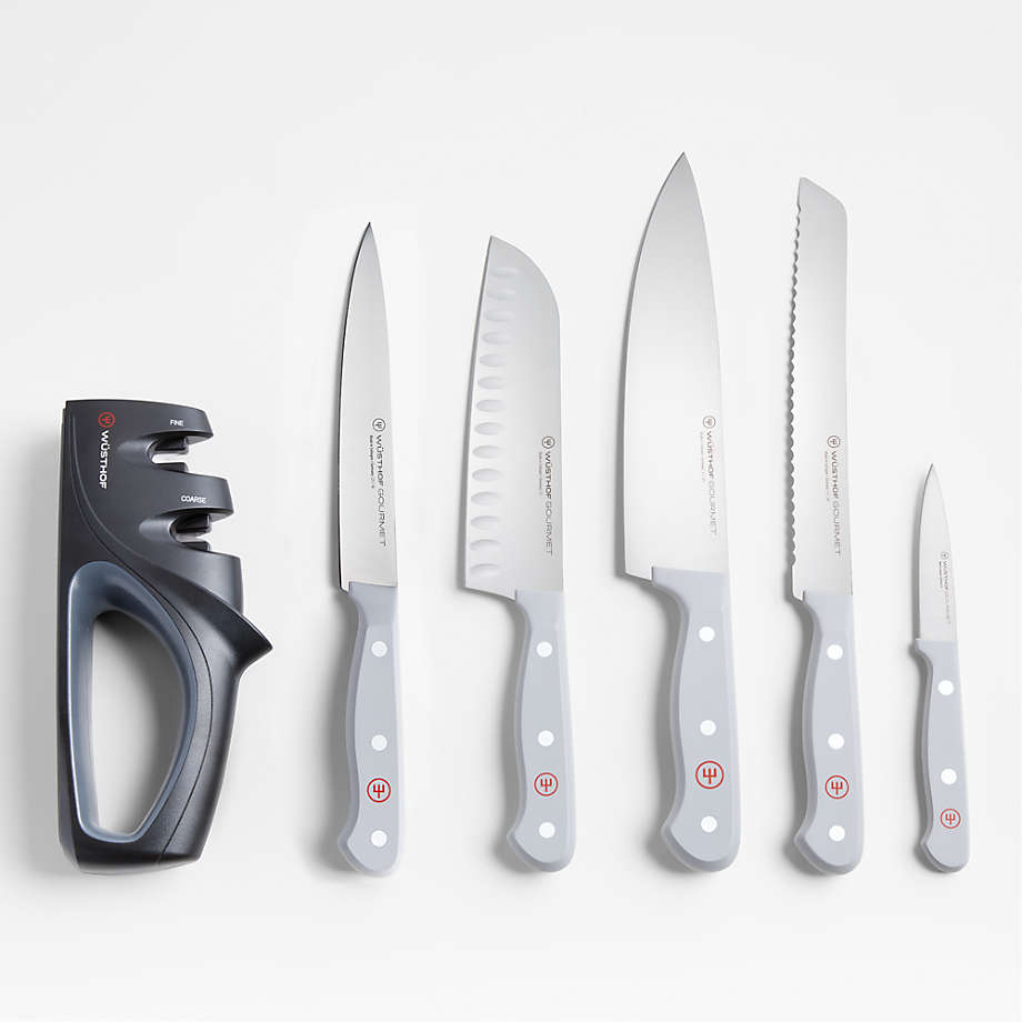 Wüsthof Gourmet Stamped 7-Piece In-Drawer Knife Set + Reviews