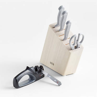 Wusthof ® Gourmet Grey 7-Piece Knife Block Set