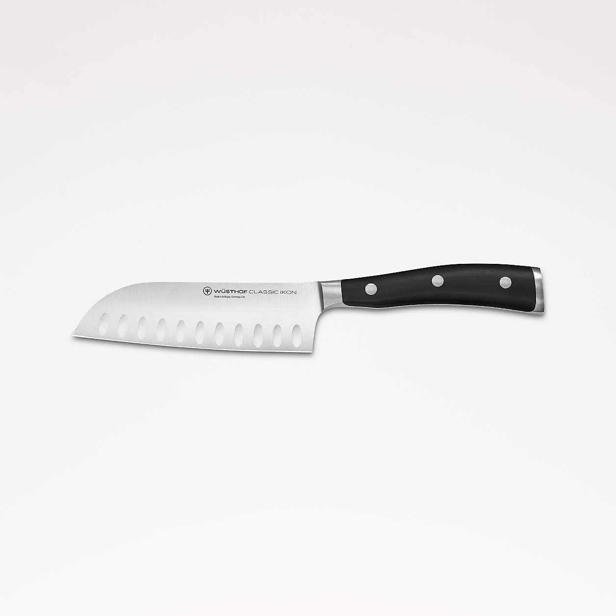 Wusthof Classic Ikon 5" Hollow Edge Santoku Knife + Reviews Crate