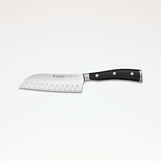 Wusthof ® Classic Ikon Black 5" Hollow Edge Santoku Knife