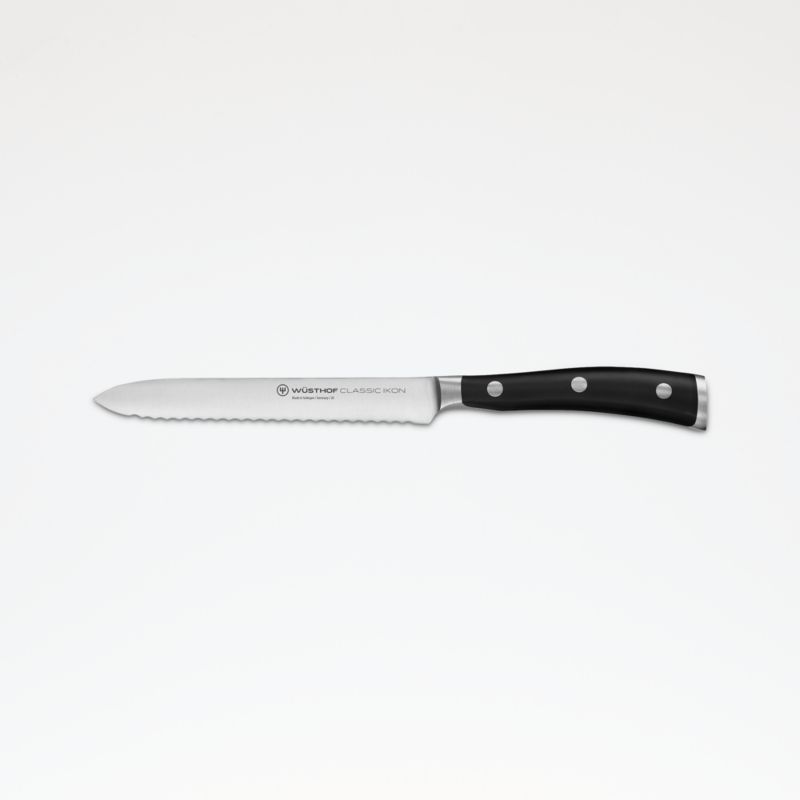Wusthof ® Classic Ikon 5" Serrated Utility Knife