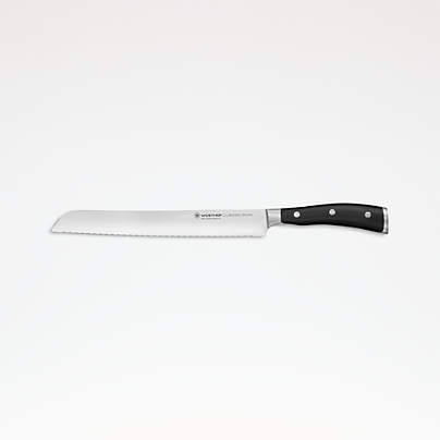 Wusthof ® Classic Ikon Black 9" Double Serrated Bread Knife