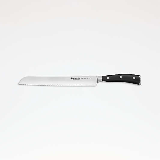 Wusthof ® Classic Ikon Black 9" Double Serrated Bread Knife