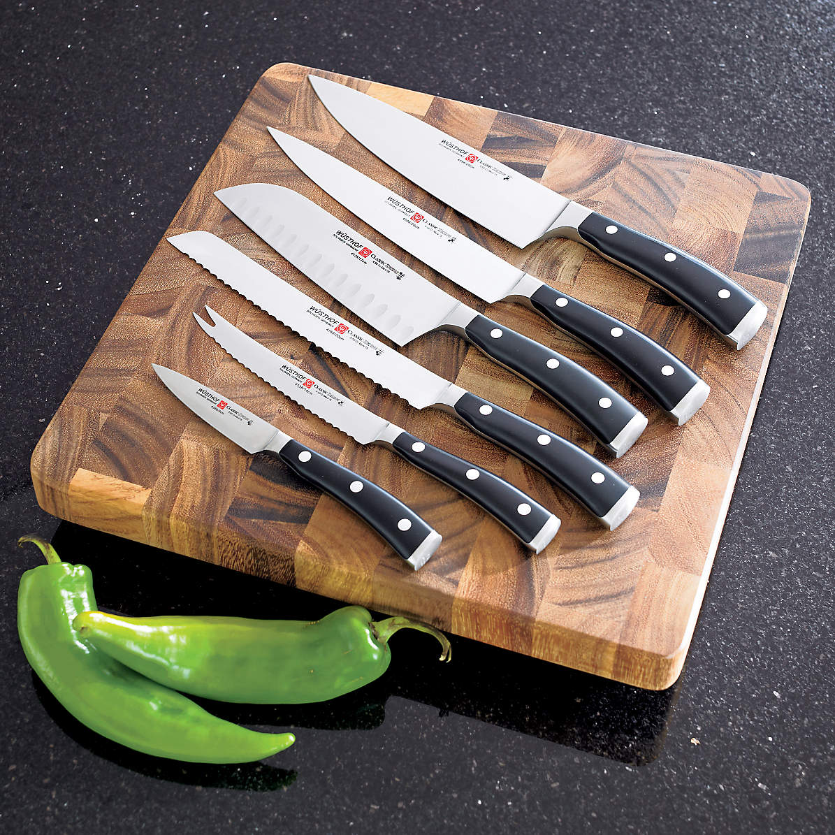  WÜSTHOF Classic IKON 8-Inch Chef's Knife, Black : Home & Kitchen