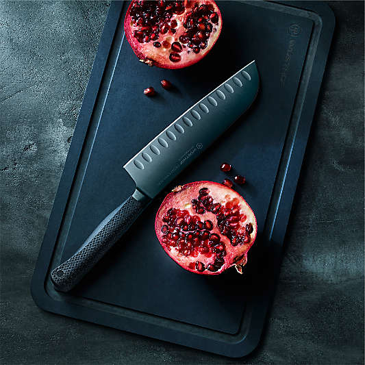 Wusthof ® Performer Black 7" Santoku Knife