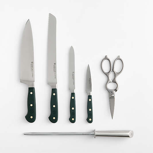 Wusthof ® Classic Fresh Rosemary 7-Piece Knife Block Set