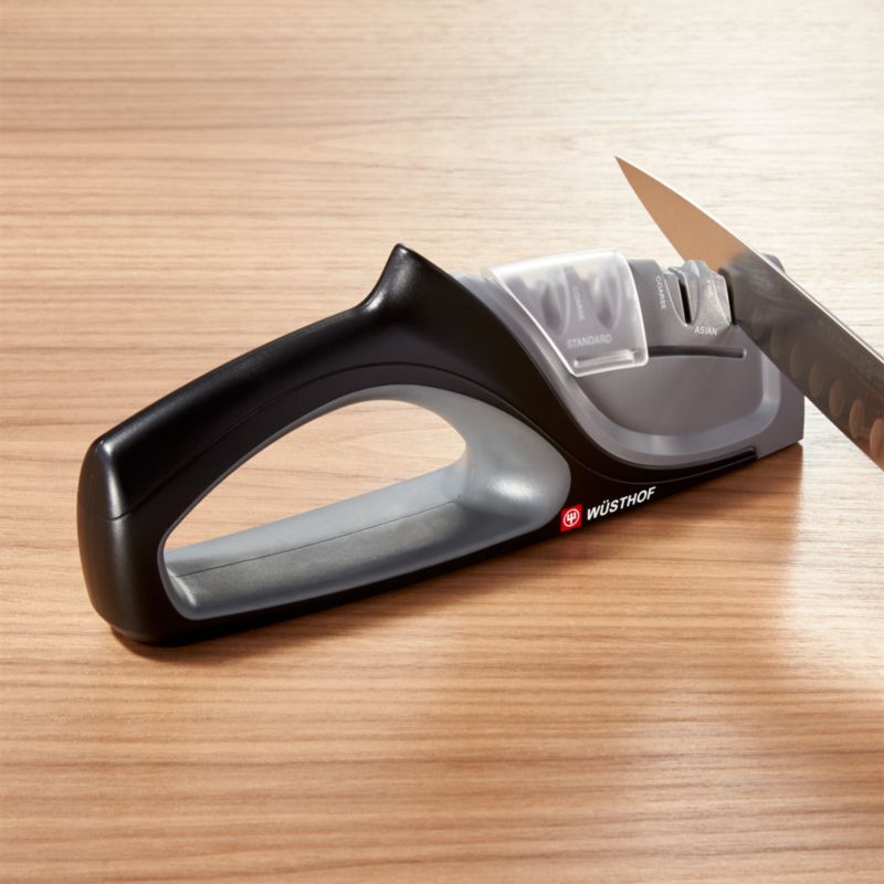 Wusthof Black Ceramic 4-Stage Universal Hand-Held Knife Sharpener