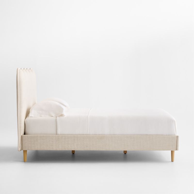 Waveland Natural Oak Wood Queen Kids Bed - image 3 of 16