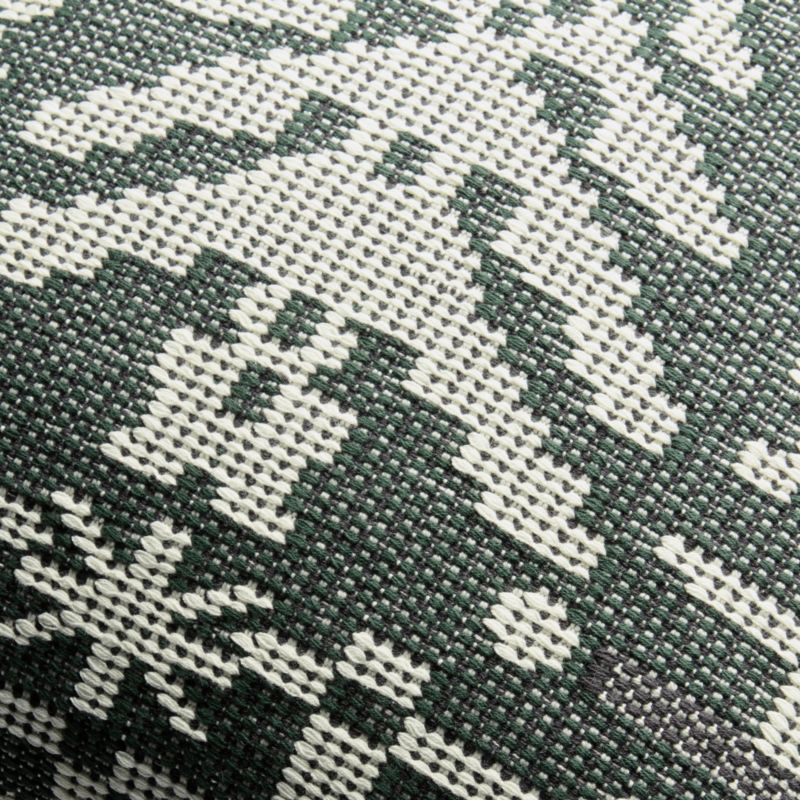Woven Tree 20"x20" Spruce Green Throw Pillow Cover - image 1 of 4