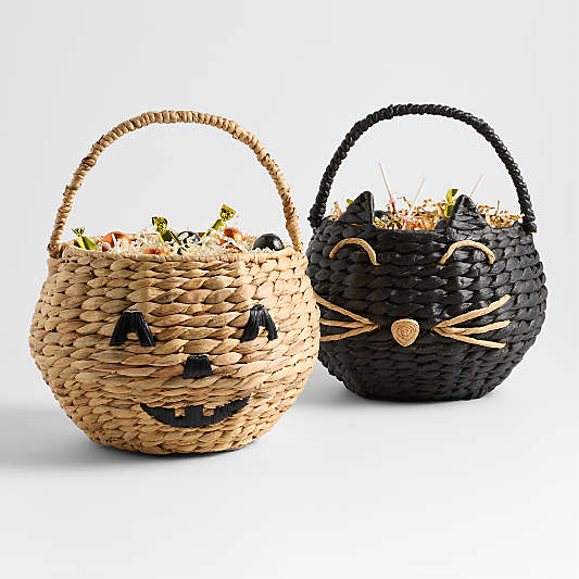 Pumpkin Halloween Trick-or-Treat Kids Basket