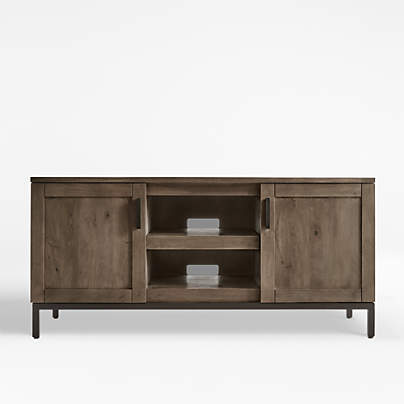Wyatt Grey 60" Storage Media Console