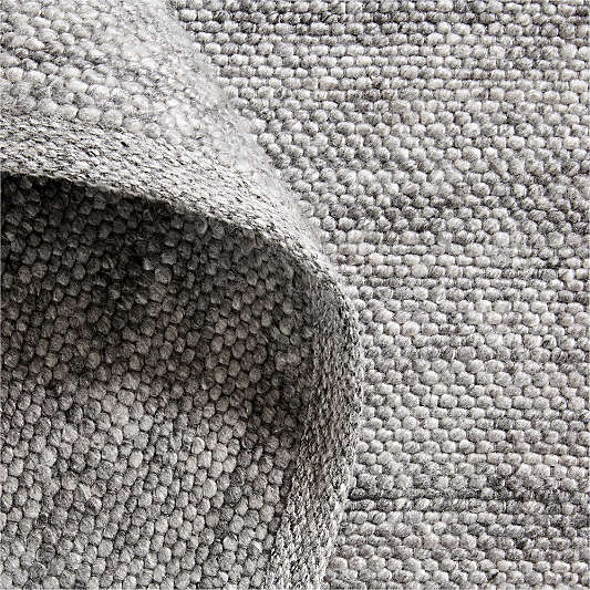 Wyoming Performance Handwoven Graphite Grey Area Rug 10'x14'