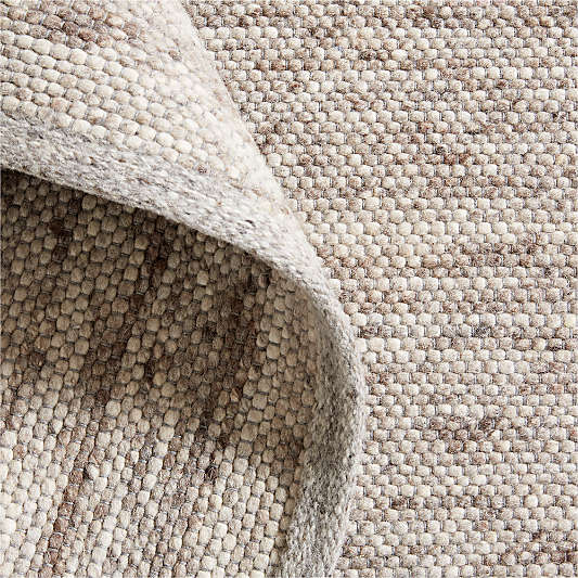 Wyoming Performance Handwoven Marled Brown Area Rug