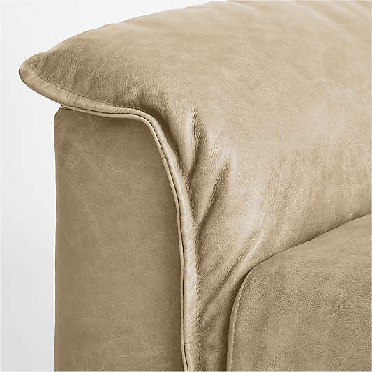 Wythe 2-Piece Leather Sectional Sofa with Chaise Lounge