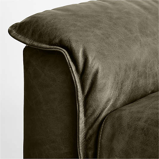 Wythe 2-Piece Leather Sectional Sofa with Chaise Lounge