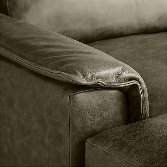 Wythe 4-Piece L-Shaped Leather Sectional Sofa with Chaise Lounge