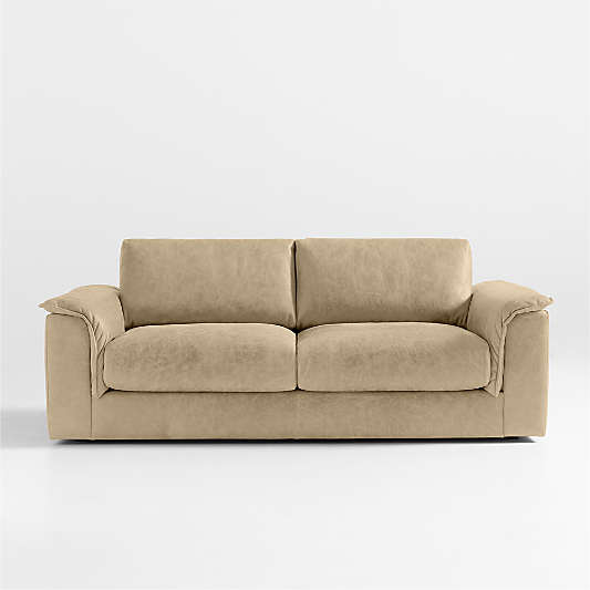 Wythe 78" Leather Apartment Sofa