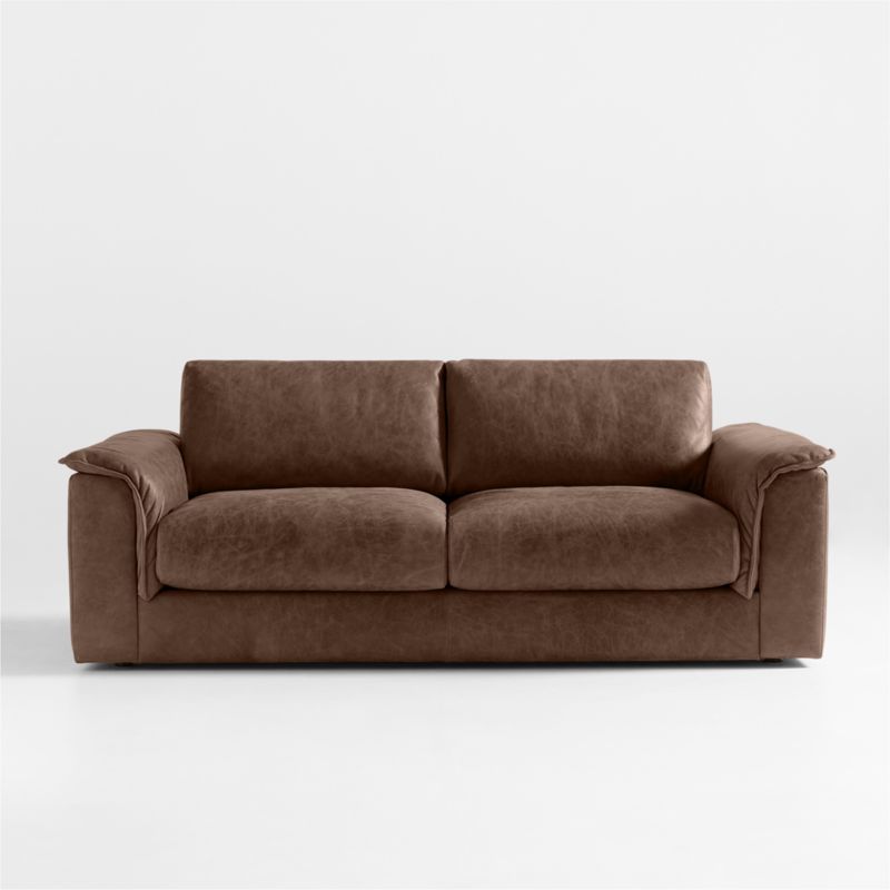 Wythe 78" Leather Apartment Sofa - image 0 of 11