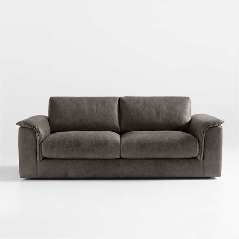 Wythe 78" Leather Apartment Sofa - image 0 of 11