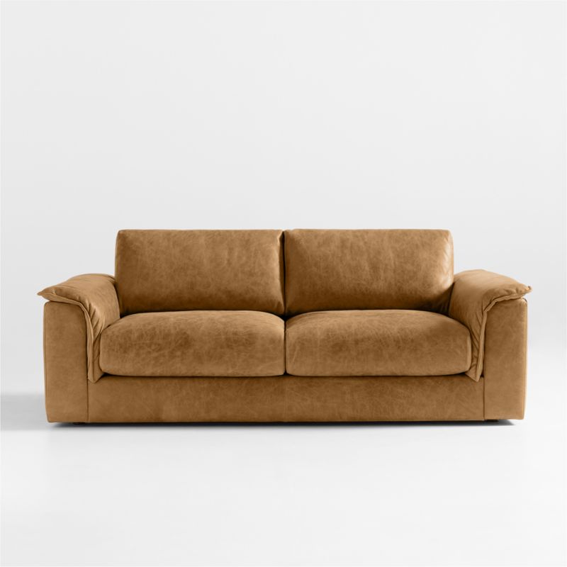 Wythe 78" Leather Apartment Sofa - image 0 of 15