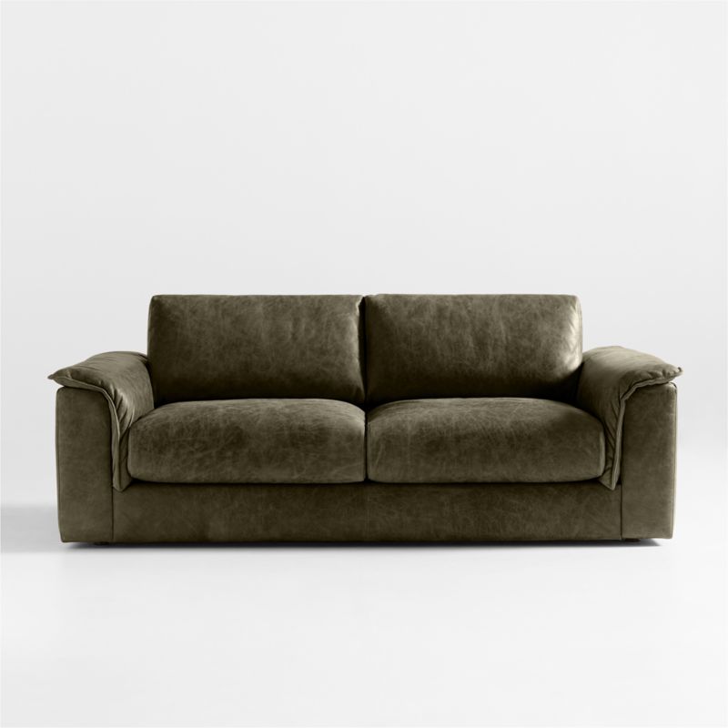 Wythe 78" Leather Apartment Sofa - image 0 of 11