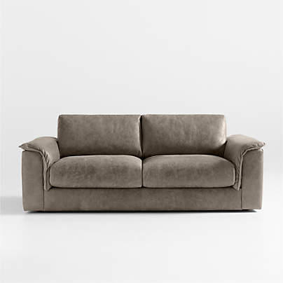 Wythe 78" Leather Apartment Sofa