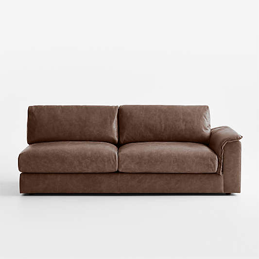 Wythe Leather Right-Arm Sofa Sectional Piece