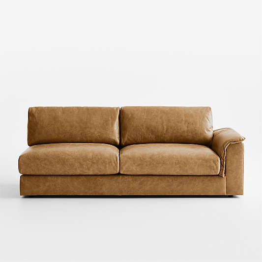 Wythe Leather Right-Arm Sofa Sectional Piece