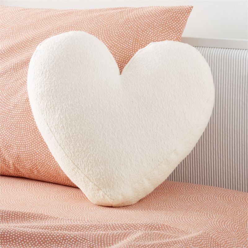 XO Heart-Shaped Kids Throw Pillow by Leanne Ford + Reviews | Crate & Kids