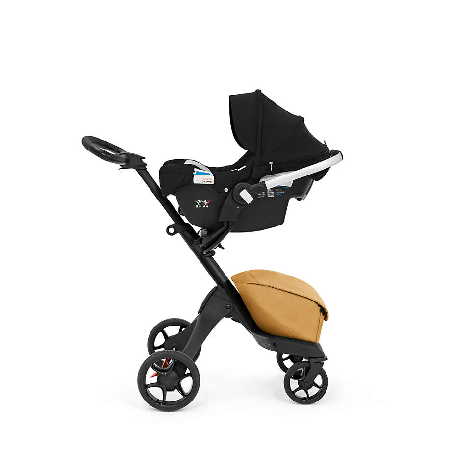 Stokke Xplory X Baby Yellow Reclining Swivel Wheel Stroller