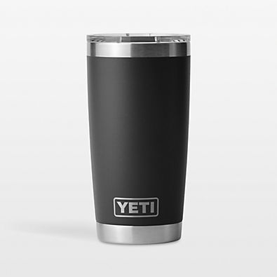 View YETI Rambler 20-Oz. Tumbler with MagSlider Lid Black details