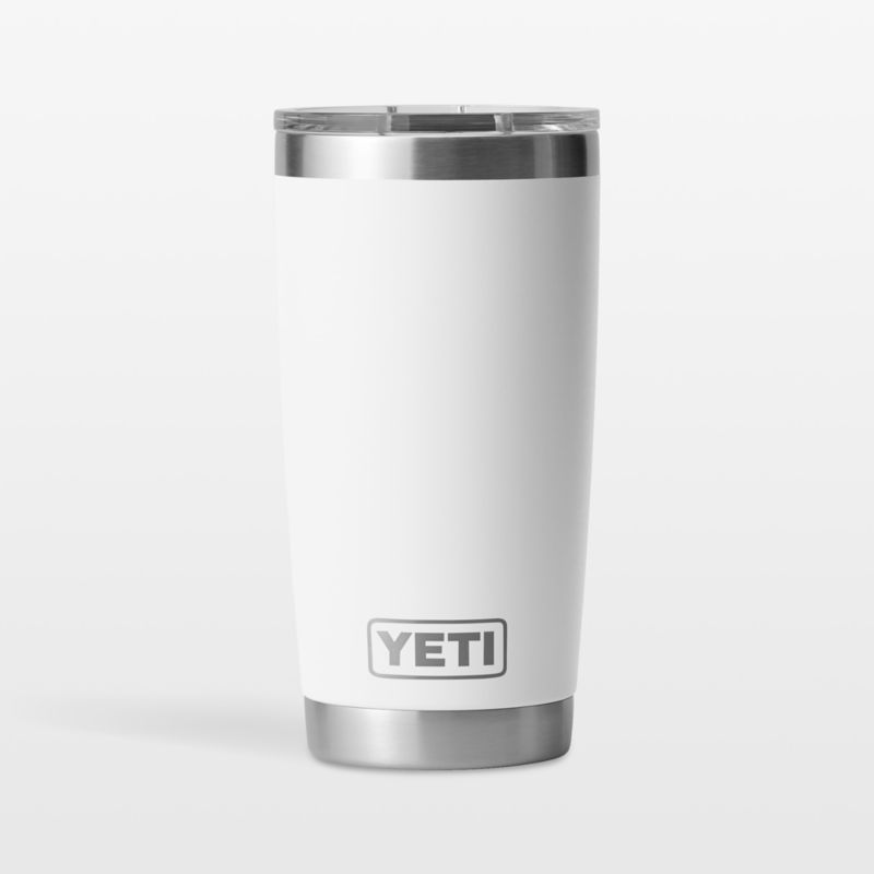 Viewing product image YETI Rambler 20-Oz. Tumbler with MagSlider Lid White - image 1 of 5