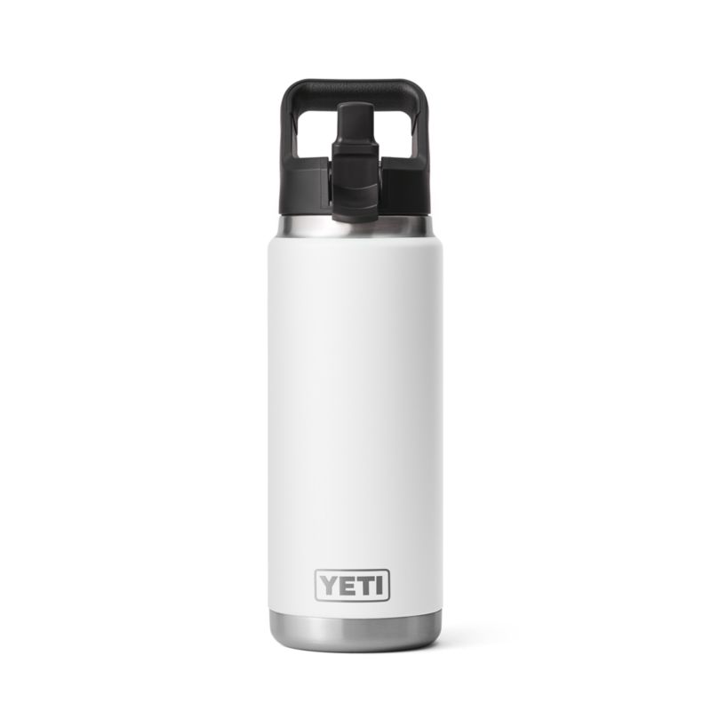 YETI Rambler 26-Oz. Insulated Straw Cap Water Bottle White + Reviews ...