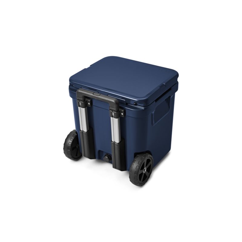 YETI Roadie 48 Rolling Wheeled Cooler Navy + Reviews | Crate & Barrel