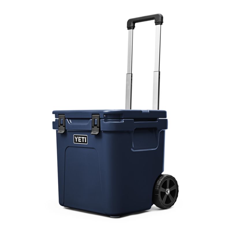 YETI Roadie 48 Rolling Wheeled Cooler Navy + Reviews | Crate & Barrel