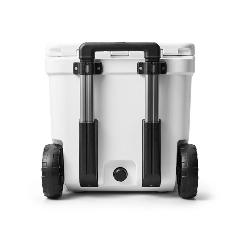 YETI Roadie 48 Rolling Wheeled Cooler White + Reviews | Crate & Barrel