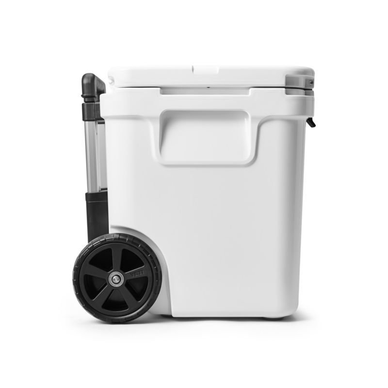 YETI Roadie 48 Rolling Wheeled Cooler White + Reviews | Crate & Barrel