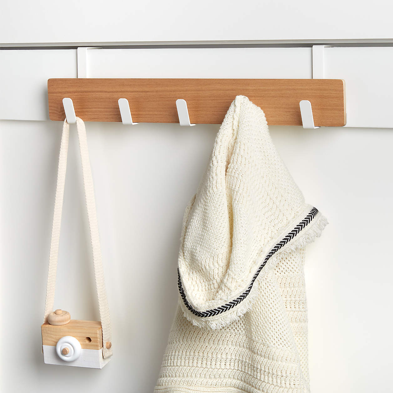 Yamazaki Ply OverTheDoor Hook Rack + Reviews Crate & Barrel