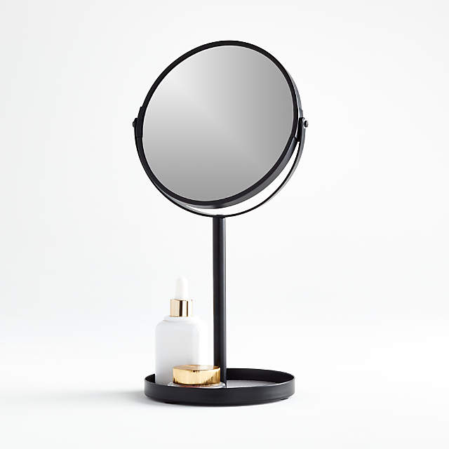 Yamazaki Black Table Mirror Reviews Crate Barrel