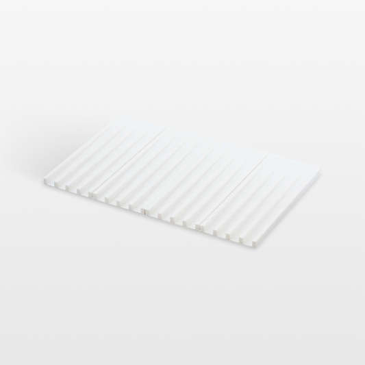 Yamazaki White Silicone Foldable Drainer Tray