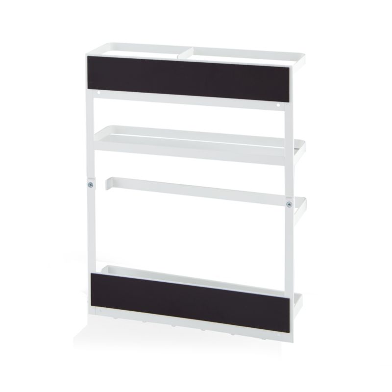 Yamazaki White Magnetic Kitchen Organization Rack - image 3 of 5