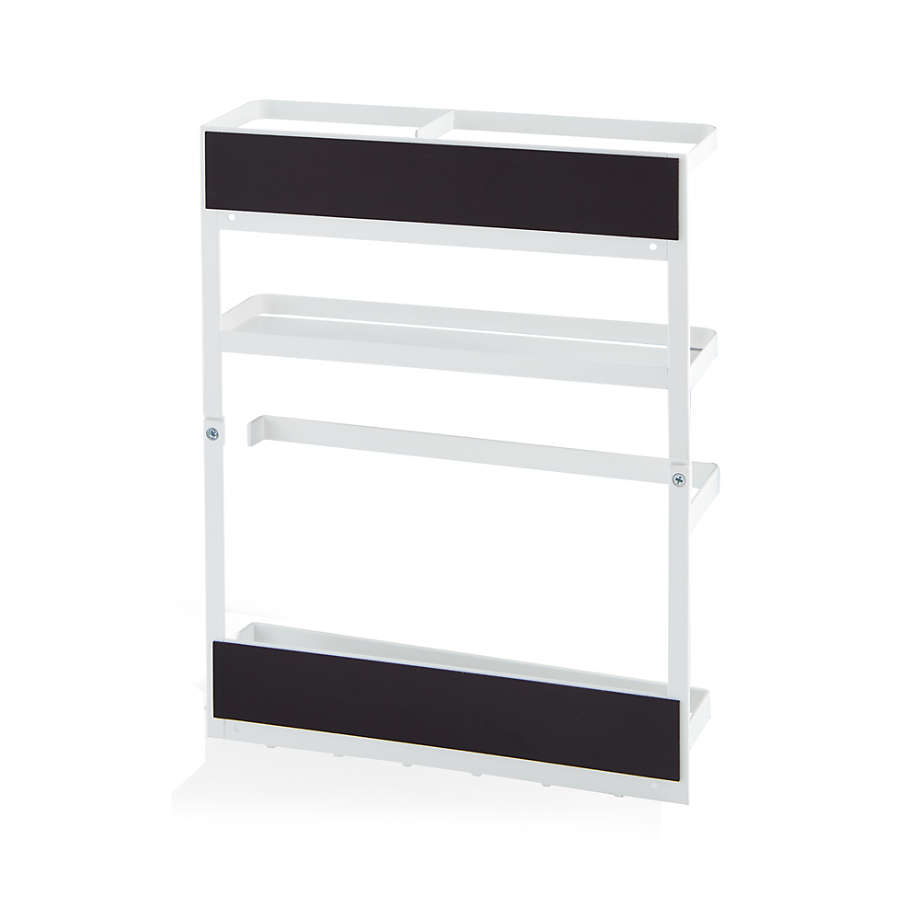 Yamazaki Tosca White Magnetic Kitchen Organization Rack + Reviews