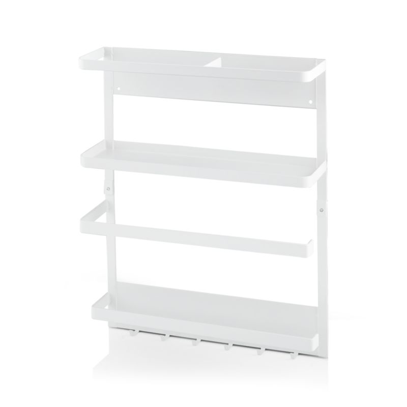 Yamazaki White Magnetic Kitchen Organization Rack - image 4 of 5