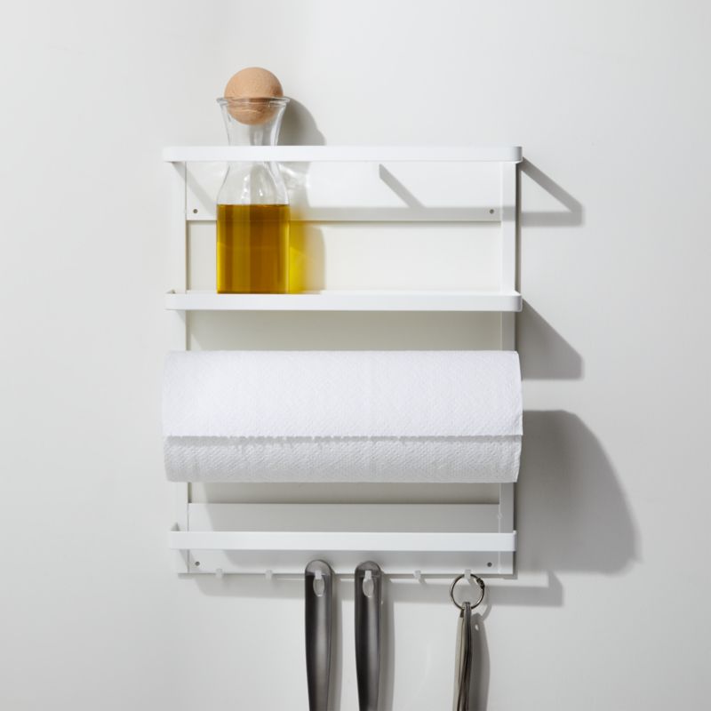 Yamazaki Tosca Magnetic Kitchen Organization Rack