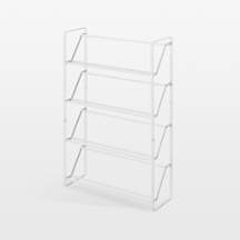 Yamazaki White Steel Large Shoe Rack 31