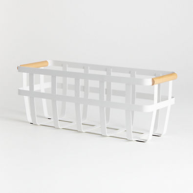 View Yamazaki Tosca Slim White Storage Basket details