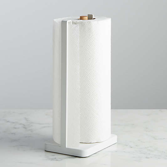 Yamazaki Tosca White Paper Towel Holder